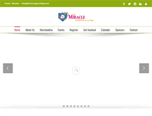 Tablet Screenshot of miracleleaguelasvegas.com